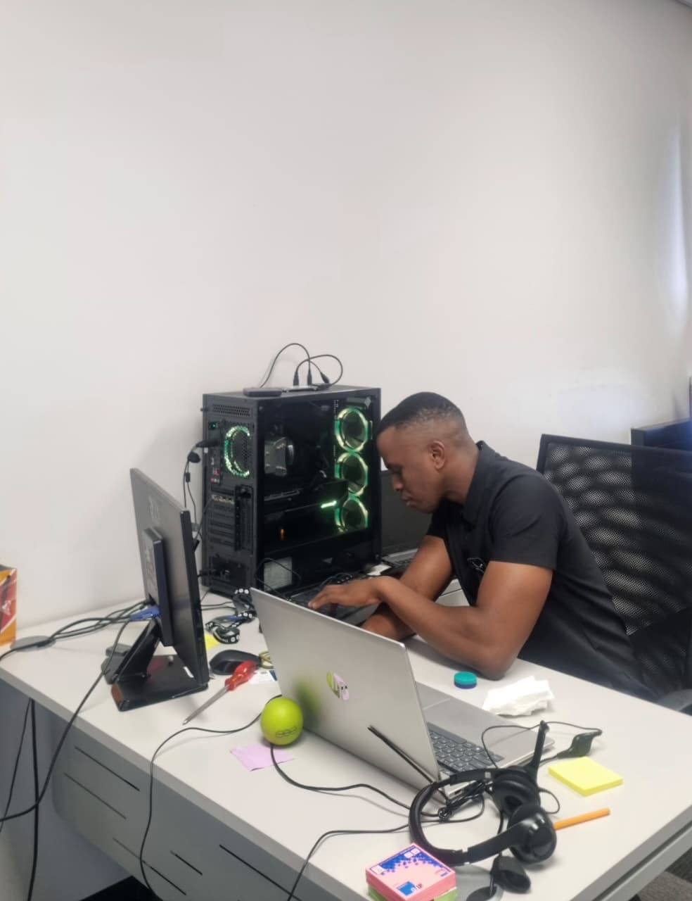 Working photo